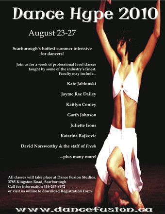 Dance Hype Poster 2010